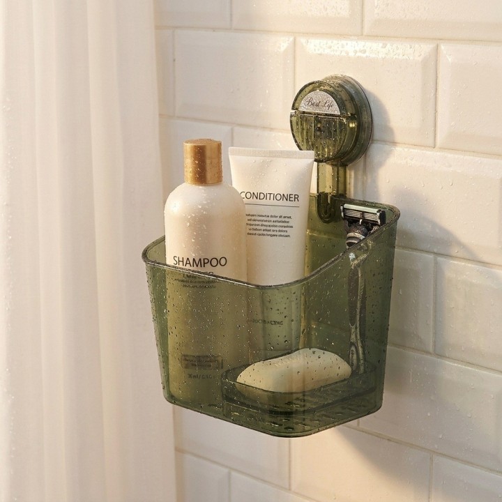 Organizador De Baño Con Ventosa Multiusos Pared Snh-2