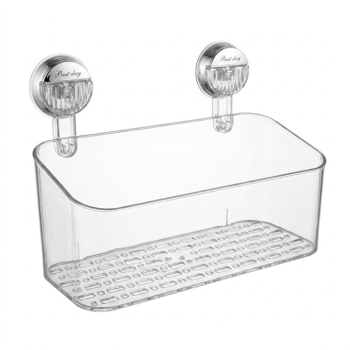 Organizador De Baño Con Ventosas Transparente Snh-3