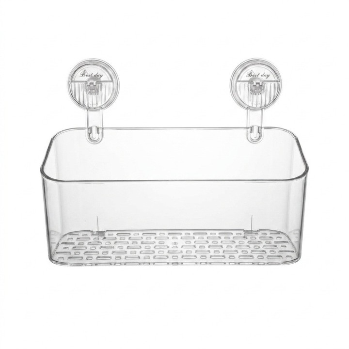 Organizador De Baño Con Ventosas Transparente Snh-3