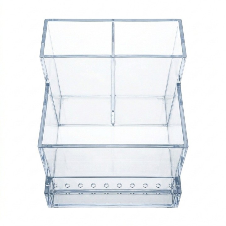 Organizador De Maquillaje Acrílico Transparente Cosméticos