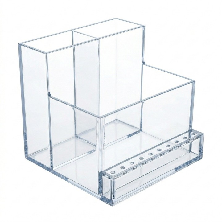 Organizador De Maquillaje Acrílico Transparente Cosméticos