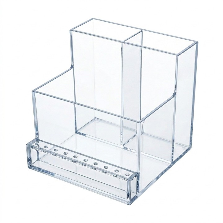 Organizador De Maquillaje Acrílico Transparente Cosméticos