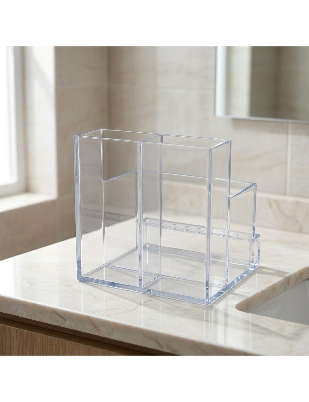 Organizador De Maquillaje Acrílico Transparente Cosméticos