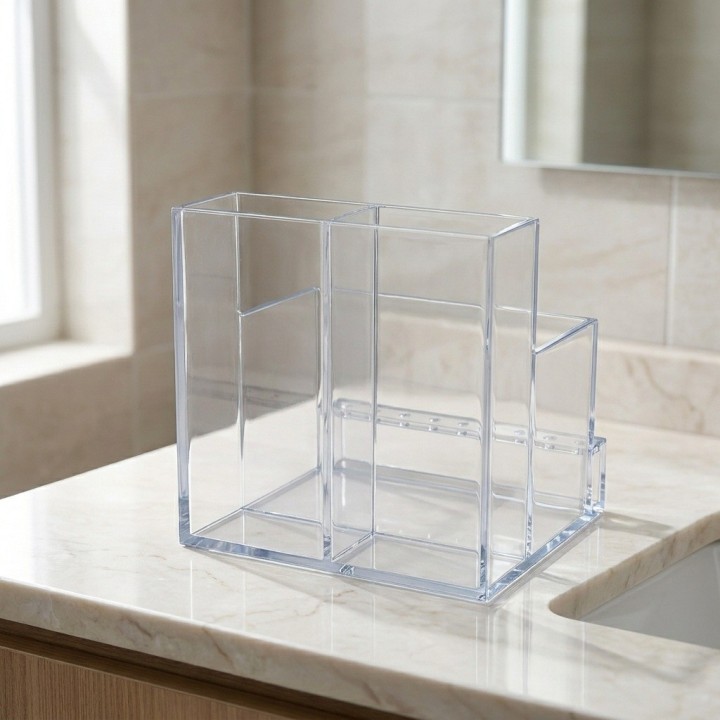 Organizador De Maquillaje Acrílico Transparente Cosméticos