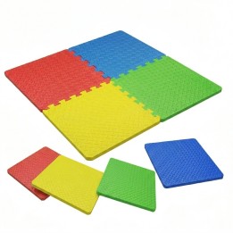 Tapete Piso Foami 60x60 Cm Colores 4 Piezas Bebés Gym