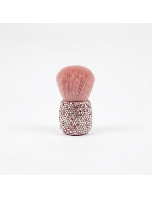 Brocha Maquillaje Polvo Mango Diamantes Pedrería
