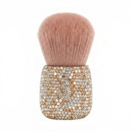 Brocha Maquillaje Polvo Mango Diamantes Pedrería
