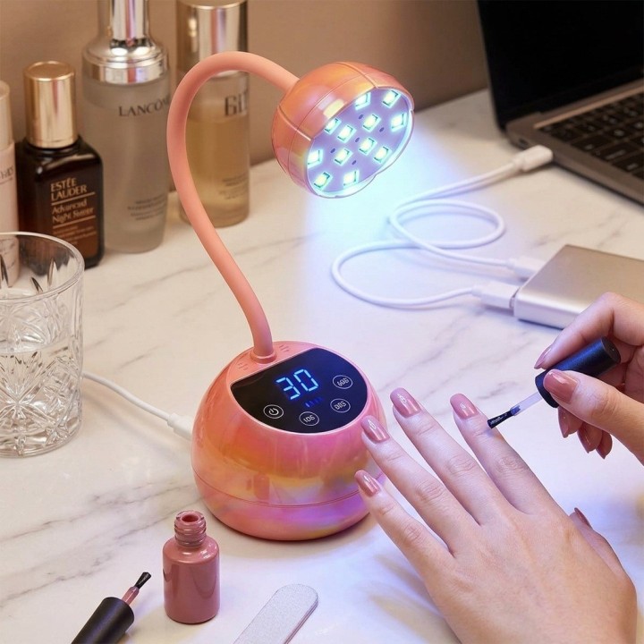 Lámpara Uv Led Secador Uñas 36w Ajustable Portátil M02