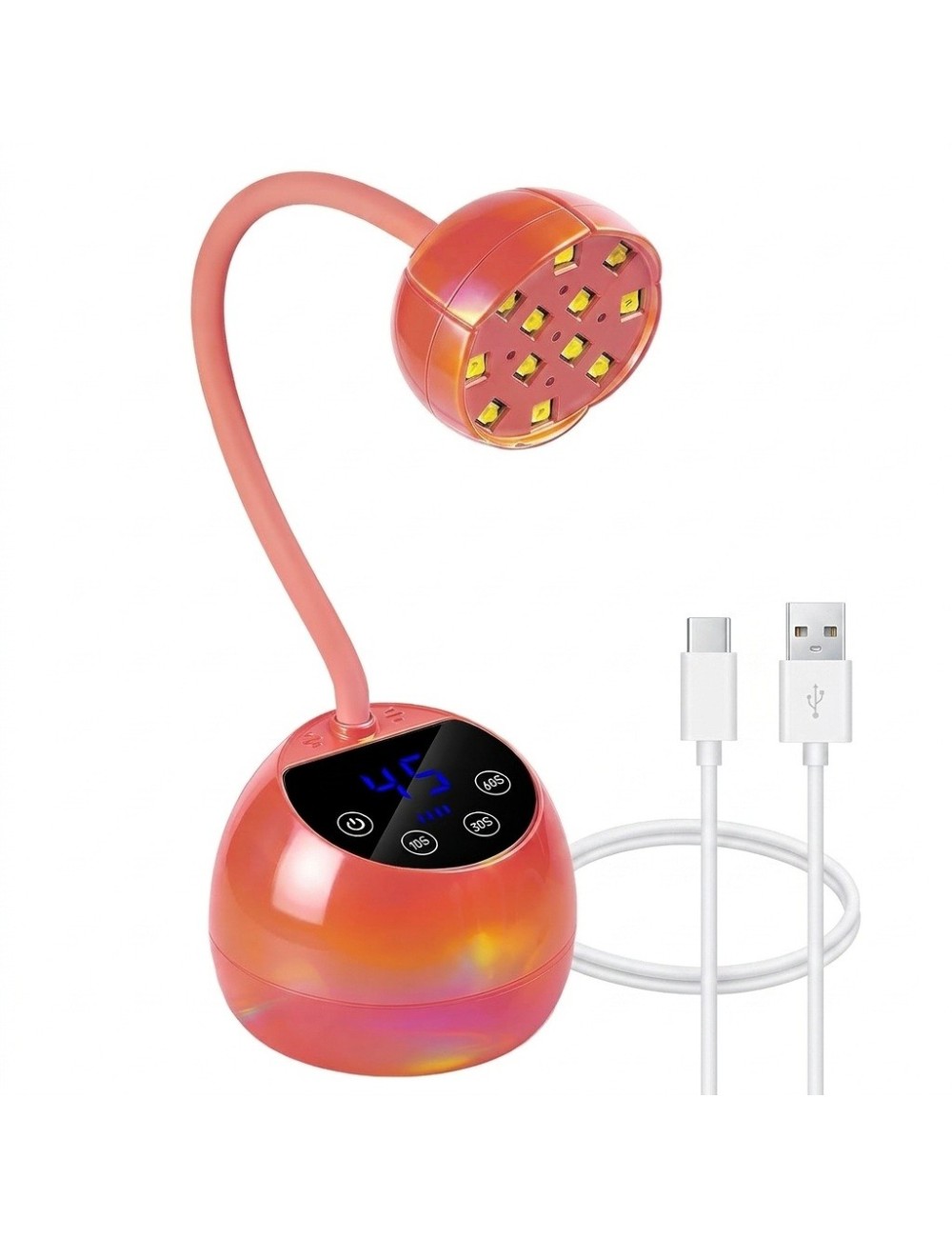 Lámpara Uv Led Secador Uñas 36w Ajustable Portátil M02