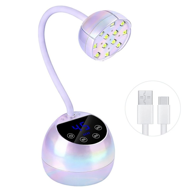 Lámpara Uv Led Secador Uñas 36w Ajustable Portátil M02
