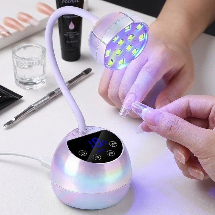Lámpara Uv Led Secador Uñas 36w Ajustable Portátil M02