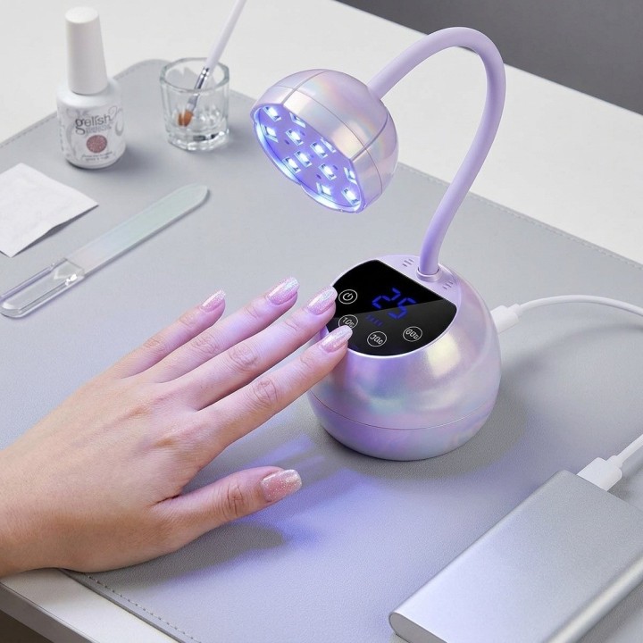 Lámpara Uv Led Secador Uñas 36w Ajustable Portátil M02
