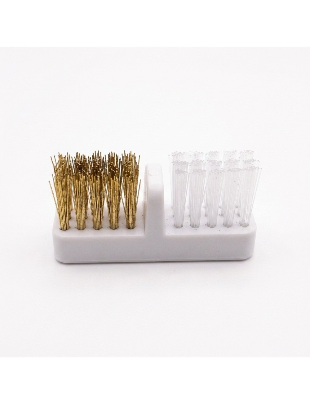 Organizador Fresas Uñas 30 Puestos + Cepillo Limpiador Rosa