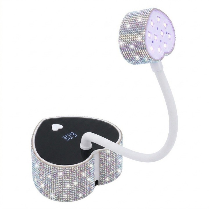 Lámpara Uv Led Secador Uñas 36w Ajustable Diamantes By20