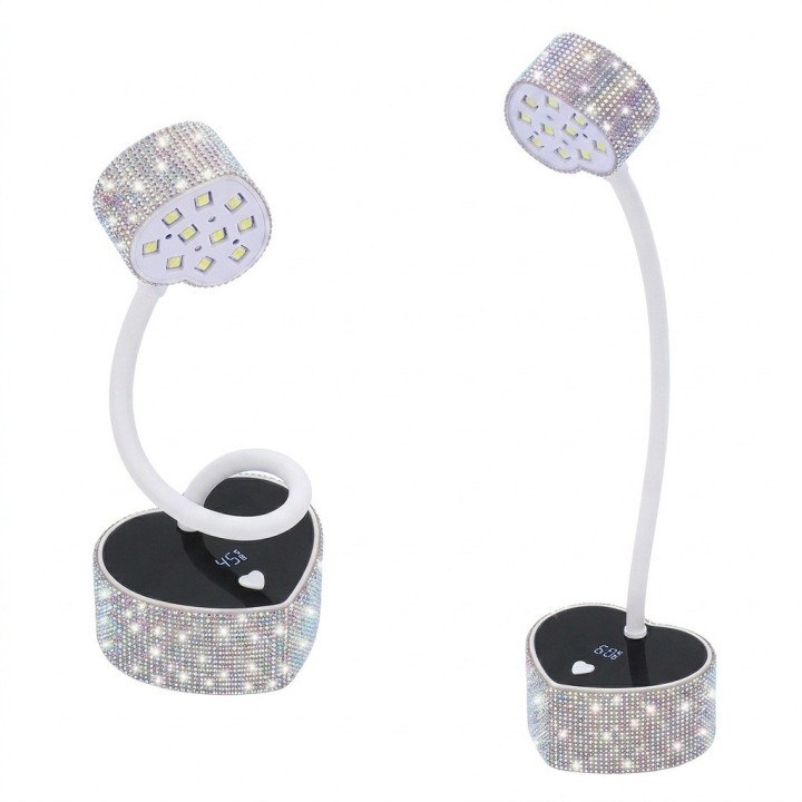 Lámpara Uv Led Secador Uñas 36w Ajustable Diamantes By20