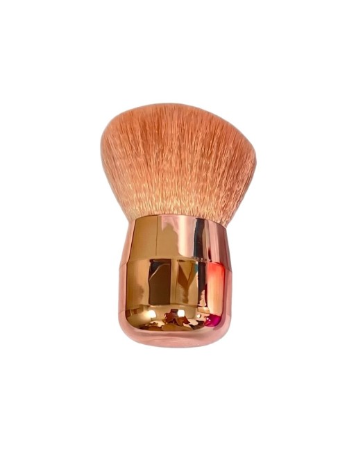 Brocha Kabuki Bledo Polvo Uñas Maquillaje Mango Metalizado