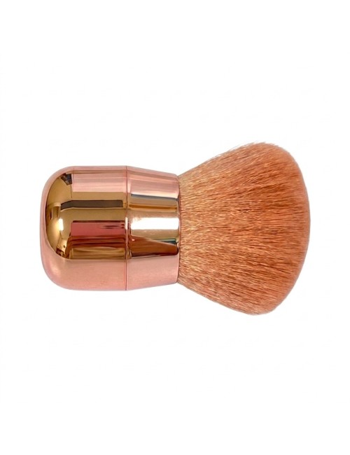 Brocha Kabuki Bledo Polvo Uñas Maquillaje Mango Metalizado