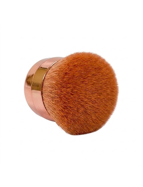 Brocha Kabuki Bledo Polvo Uñas Maquillaje Mango Metalizado