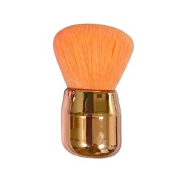 Brocha Kabuki Bledo Polvo Uñas Maquillaje Mango Metalizado