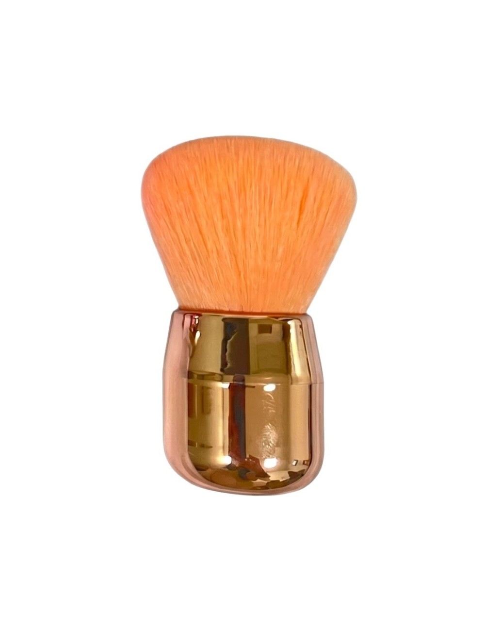Brocha Kabuki Bledo Polvo Uñas Maquillaje Mango Metalizado
