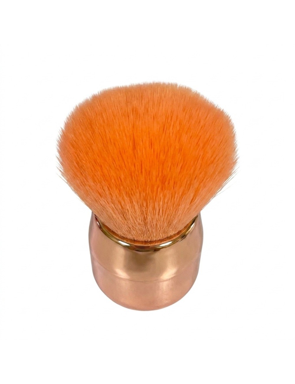 Brocha Kabuki Bledo Polvo Uñas Maquillaje Mango Metalizado