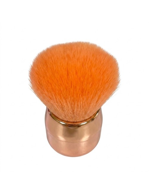 Brocha Kabuki Bledo Polvo Uñas Maquillaje Mango Metalizado