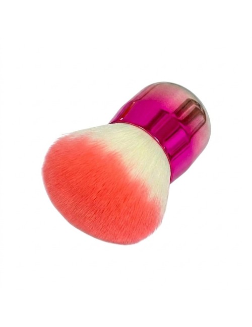 Brocha Kabuki Bledo Polvo Uñas Maquillaje Mango Metalizado
