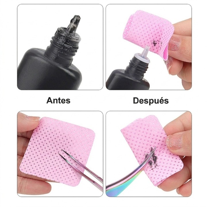 Toallitas Paños Sin Pelusa Uñas Manicura Profesional