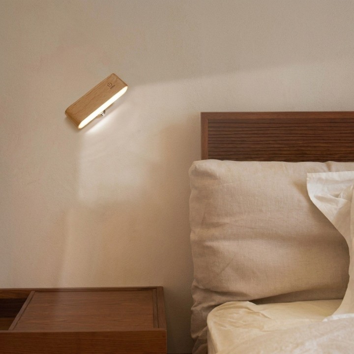 Lampara De Pared Magnetica Led Recargable Con Control