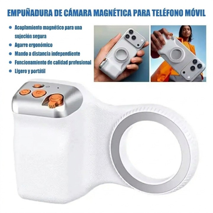 Soporte Agarre Magnético Cámara Smartphone Bluetooth X Pro