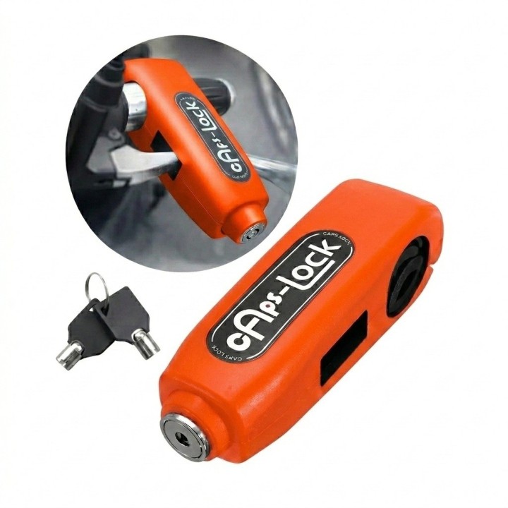 Candado De Seguridad Caps-lock Para Manillar De Motocicleta