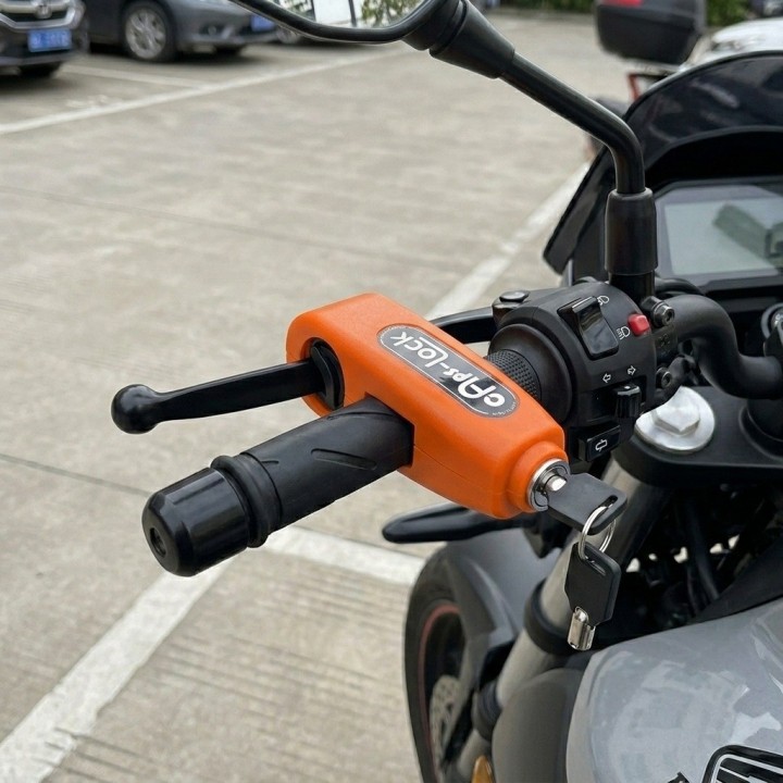 Candado De Seguridad Caps-lock Para Manillar De Motocicleta