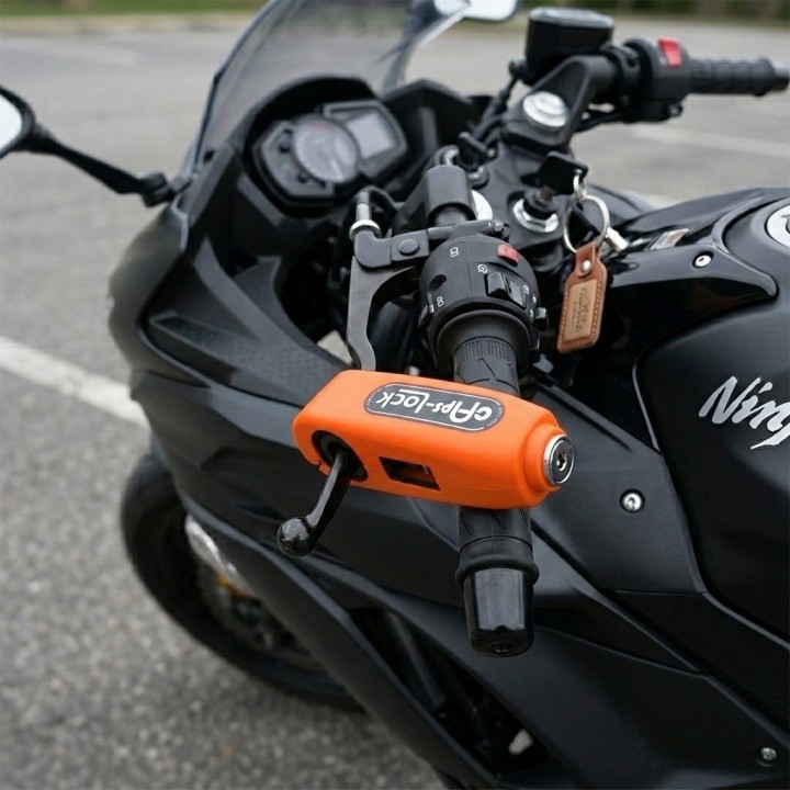Candado De Seguridad Caps-lock Para Manillar De Motocicleta
