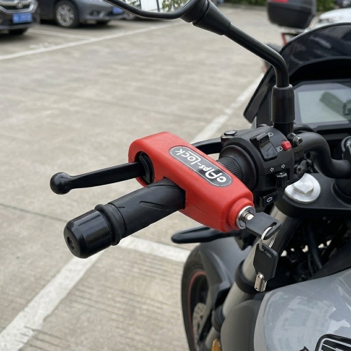Candado De Seguridad Caps-lock Para Manillar De Motocicleta