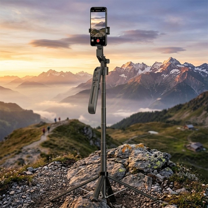 Bastón Selfie Inteligente Seguimiento Ai Tripode 1.8m C12