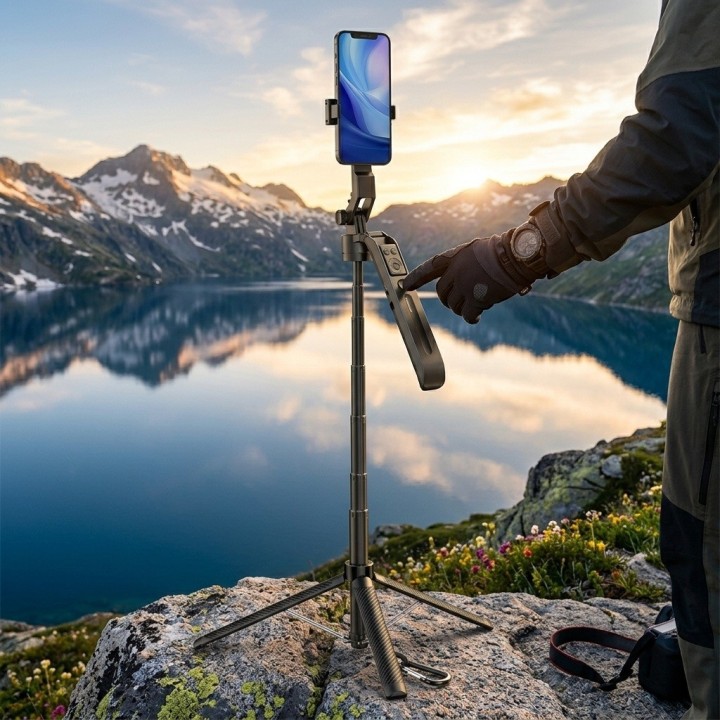 Bastón Selfie Inteligente Seguimiento Ai Tripode 1.8m C12