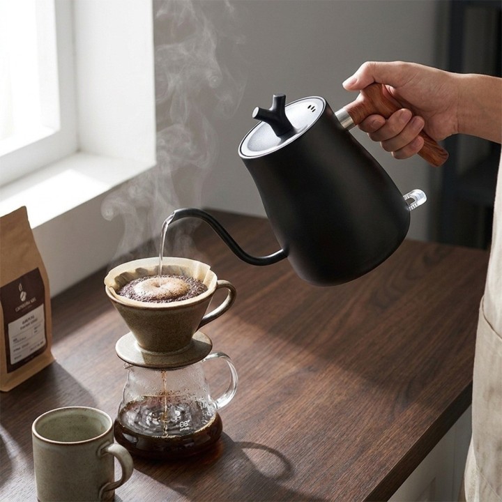 Cafetera Eléctrica Portátil 1 Litro 800w Potencia Dual