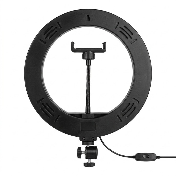 Aro Luz Led 30cm 12 Pulgadas Soporte Celular Control Usb