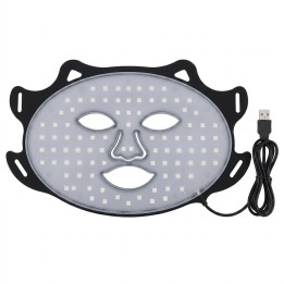 Mascara Facial Led Silicona Terapia Luz Rejuvenecedora