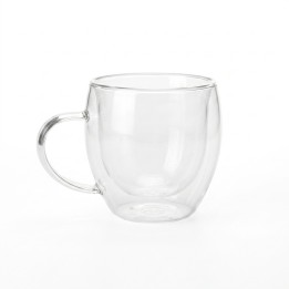 Taza Vaso Vidrio Doble Pared Resistente Al Calor Café Té