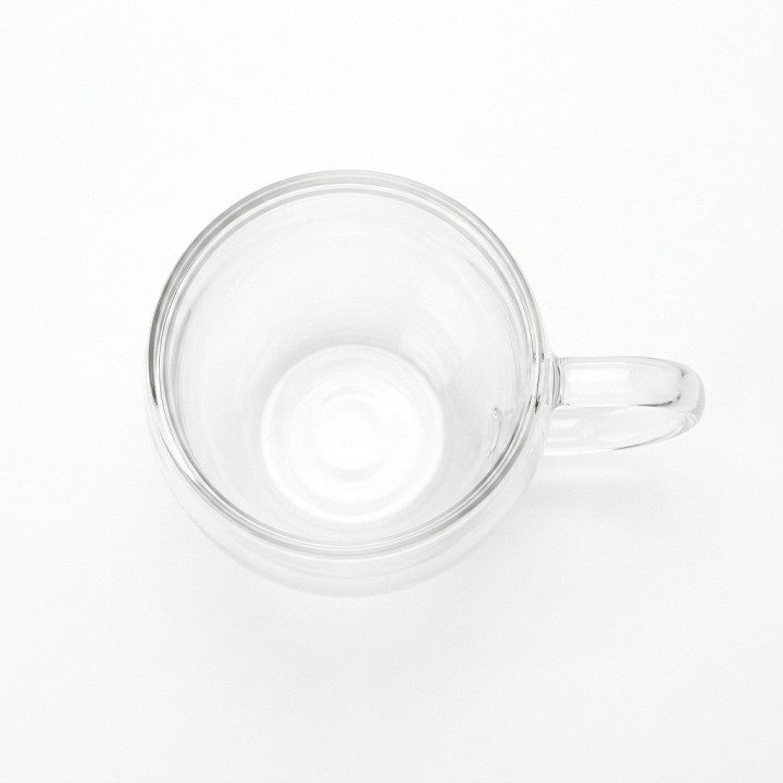 Taza Vaso Vidrio Doble Pared Resistente Al Calor Café Té