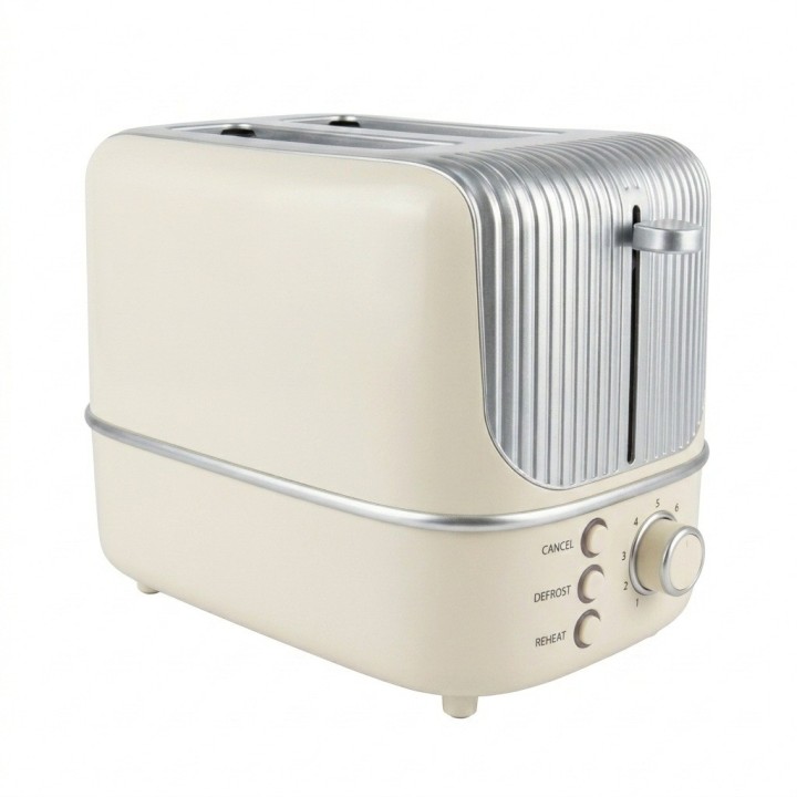 Tostadora De Pan Automática 2 Rebanadas Estilo Retro 800w