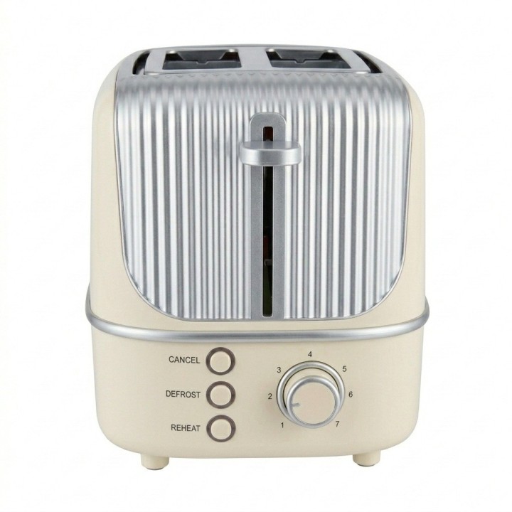 Tostadora De Pan Automática 2 Rebanadas Estilo Retro 800w
