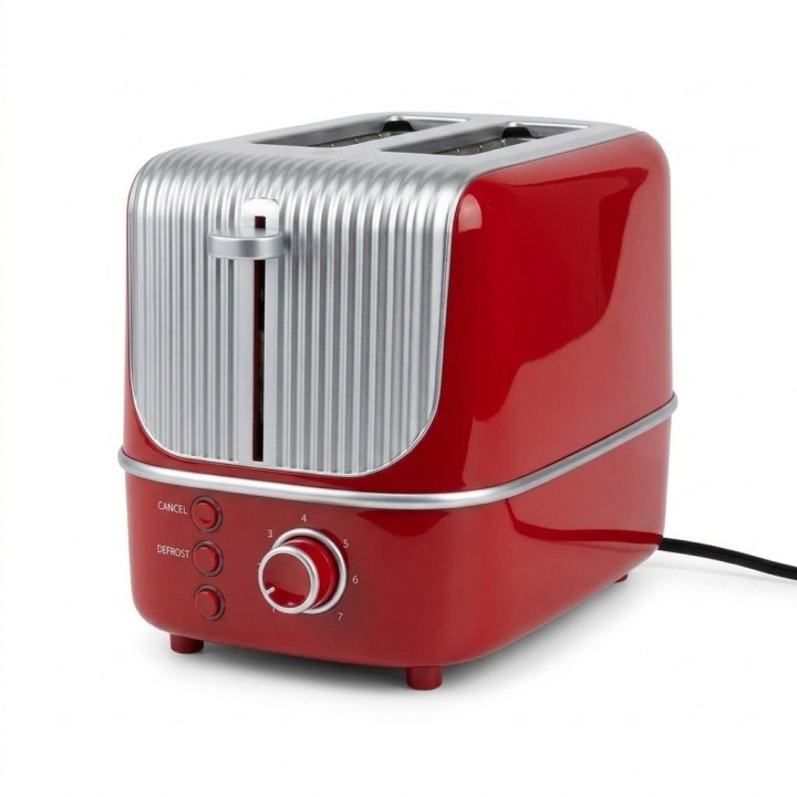 Tostadora De Pan Automática 2 Rebanadas Estilo Retro 800w