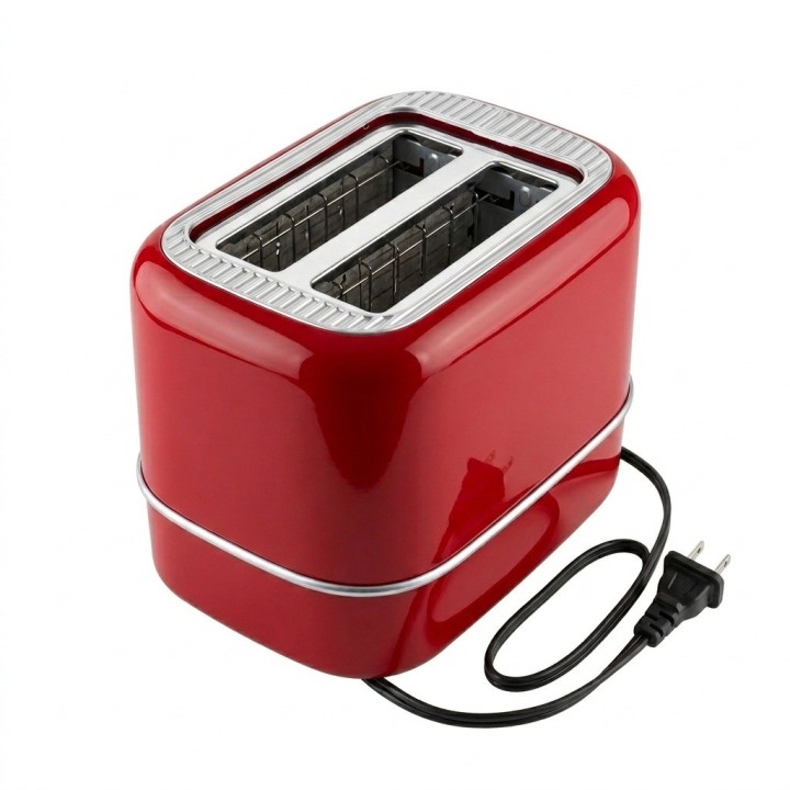 Tostadora De Pan Automática 2 Rebanadas Estilo Retro 800w