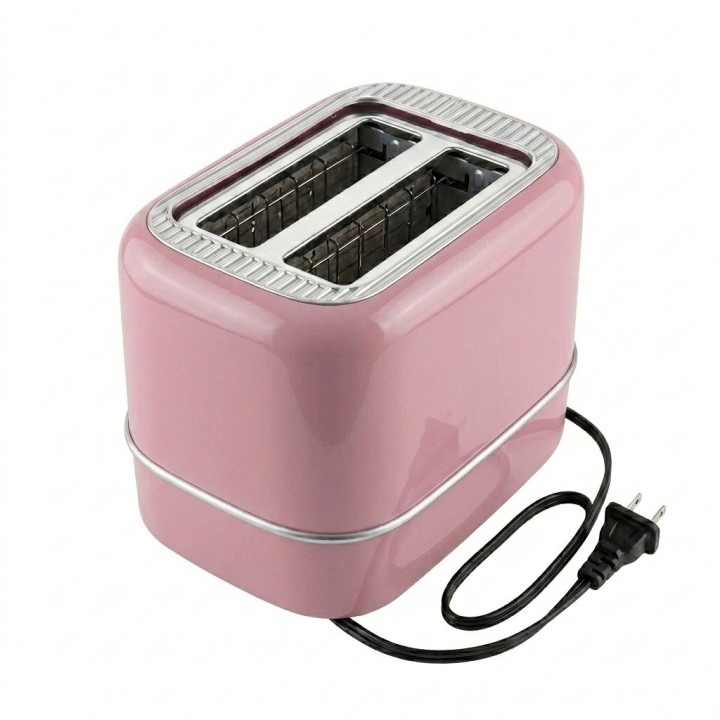 Tostadora De Pan Automática 2 Rebanadas Estilo Retro 800w