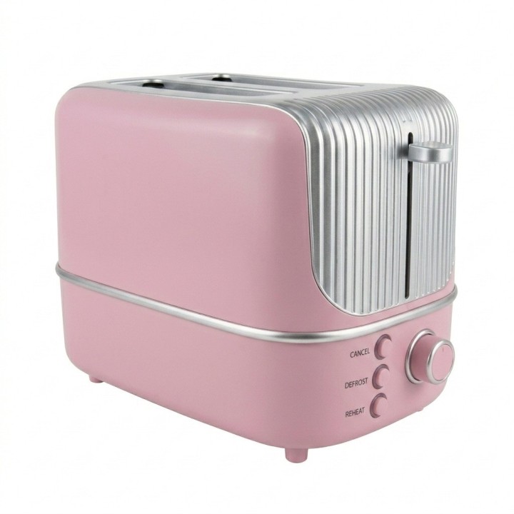Tostadora De Pan Automática 2 Rebanadas Estilo Retro 800w