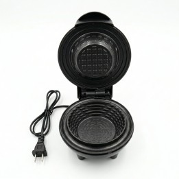 Mini Máquina De Waffles Tipo Bowl Canasta Antiadherente