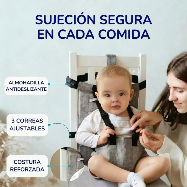 Arnés Silla Portátil Para Bebé Comer Viaje Restaurante