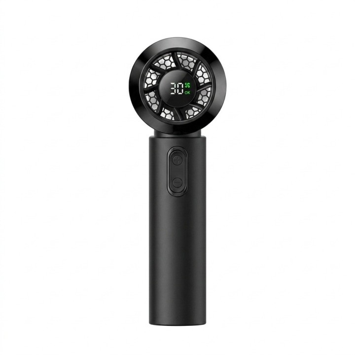 Mini Ventilador Turbo Recargable De Mano Velocidades Premium